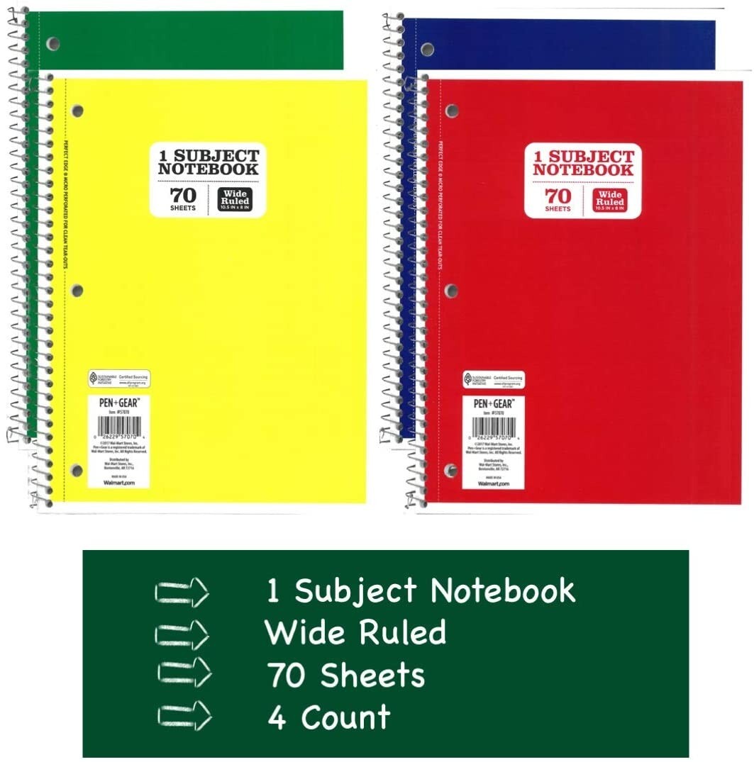 Back to School Essentials Supplies Pack Kit Bundle – Grades K-8 |