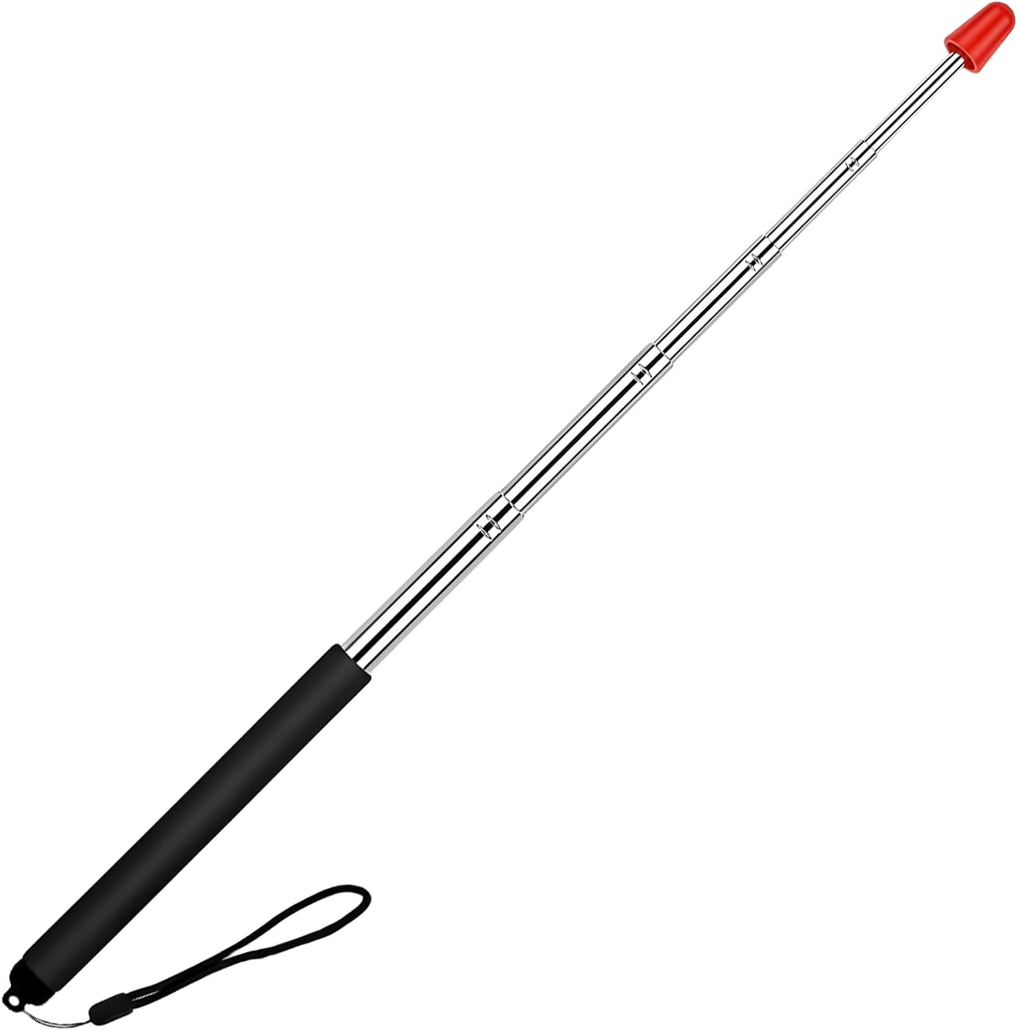 Extendable Pointer Stick 47in Presentation Teacher Classroom Long Retractable Te