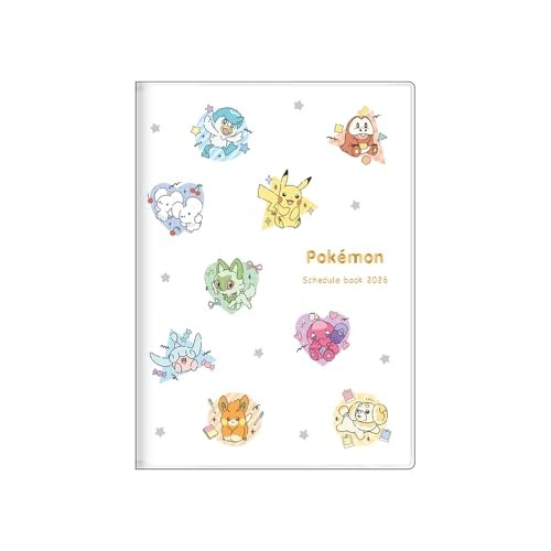 Sun-Star Stationery Pokémon Character Planner 2026 Monthly B6 Flyer S2959313from