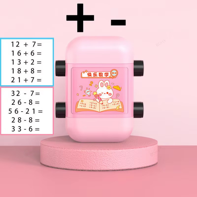 Teaching Stamp 2 in 1Fill in the Blank Roller Reusable Math Roller Stamp Design