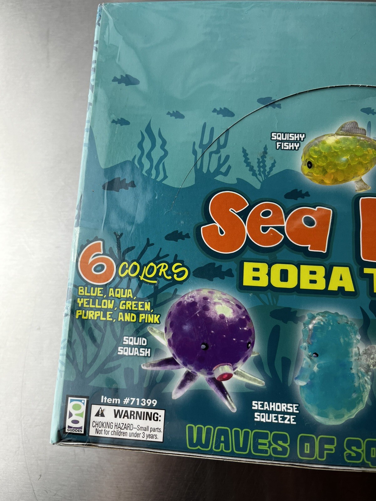 Raymond Geddes Sea life Boba Toys (6 colors) 24 count