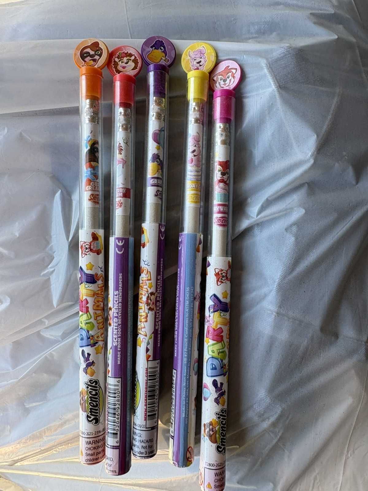 Happy Birthday Smencils Cylinder – HB #2 Patented Gourmet Scented Pencils, 50…