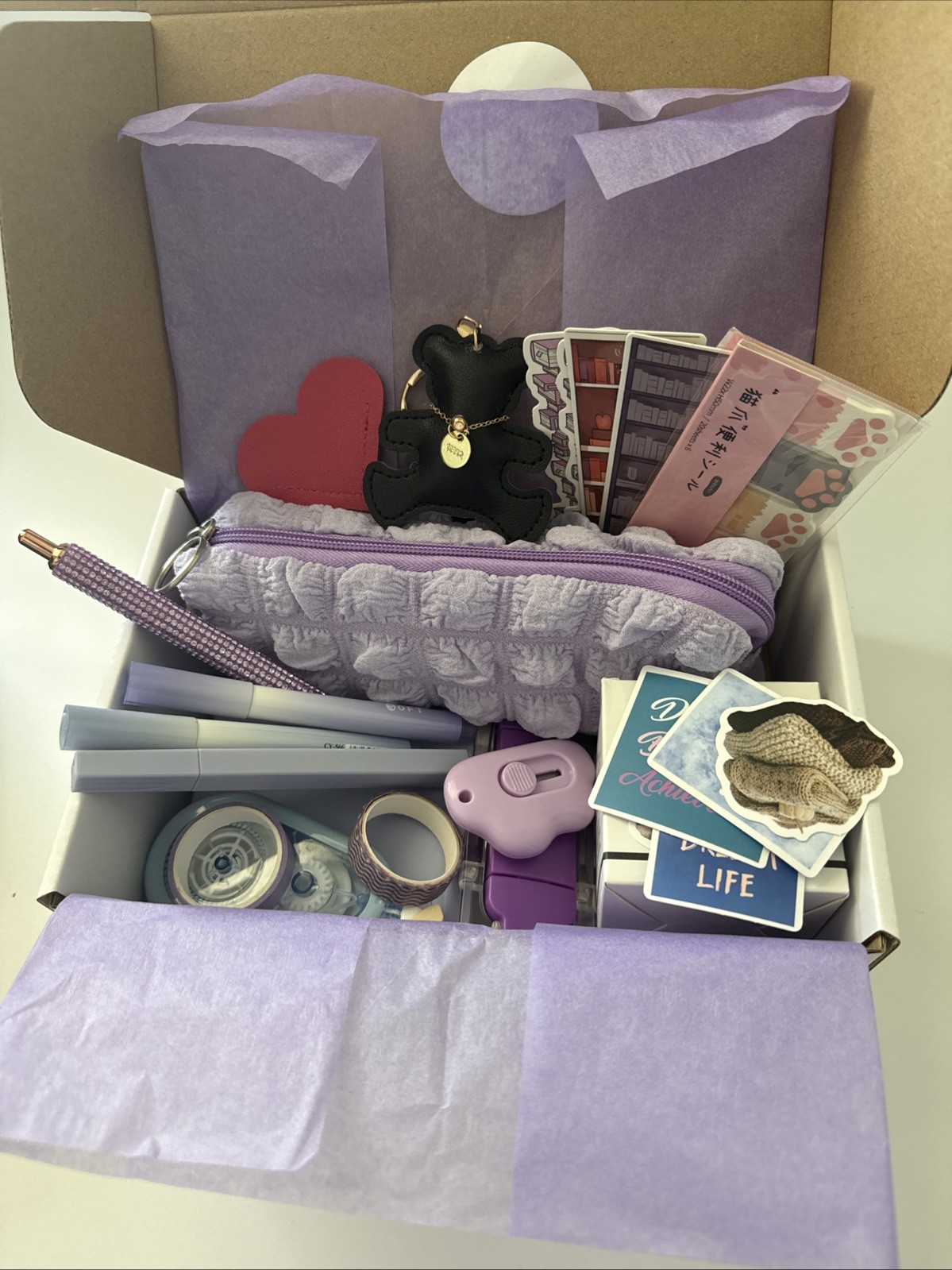 Office & School Supplies Kit – Notebook, Pens, Case, Accessories Gift Set