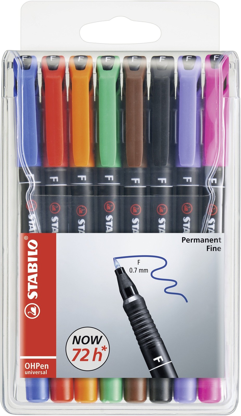 Pen for Overhead Projection – STABILO OHPen universal – Permanent Fine – Pack of