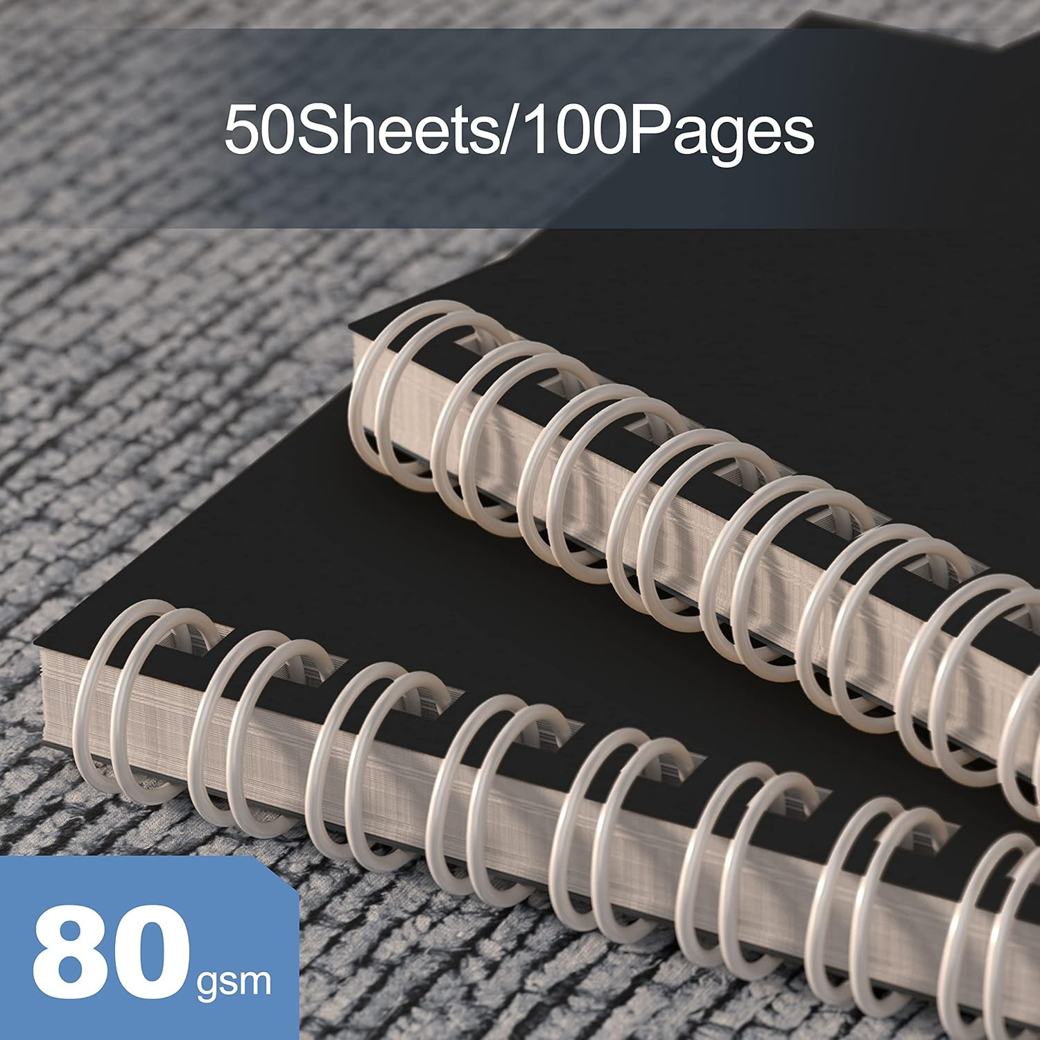 Nichela 4 Pack Spiral Notebook for Work – 4″ X 6″ Softcover Notebooks College Ru