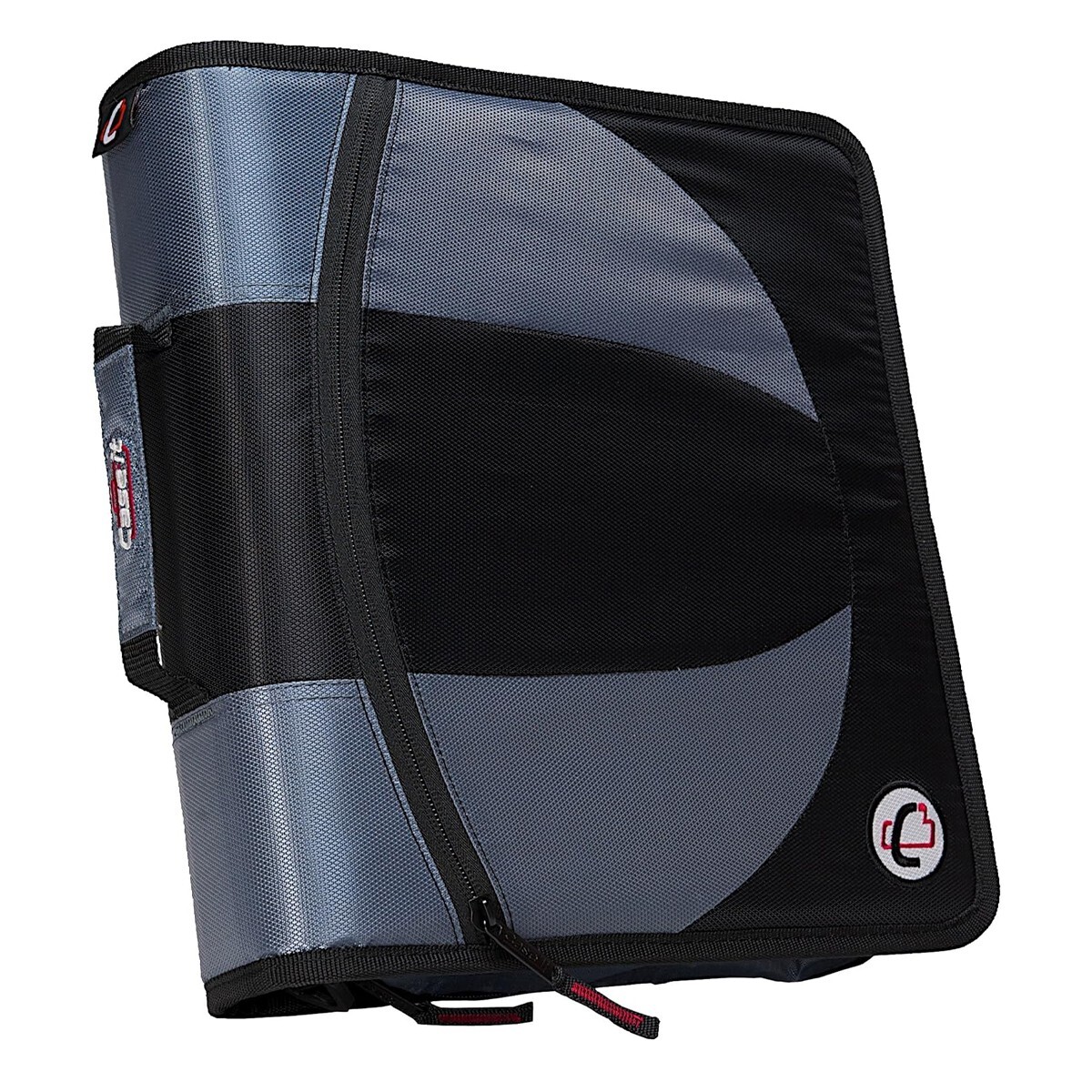12 Pocket 2-in-1 Zipper Dual Binder – 3″ 600 Sheet Capacity, Pencil Pouch, Strap