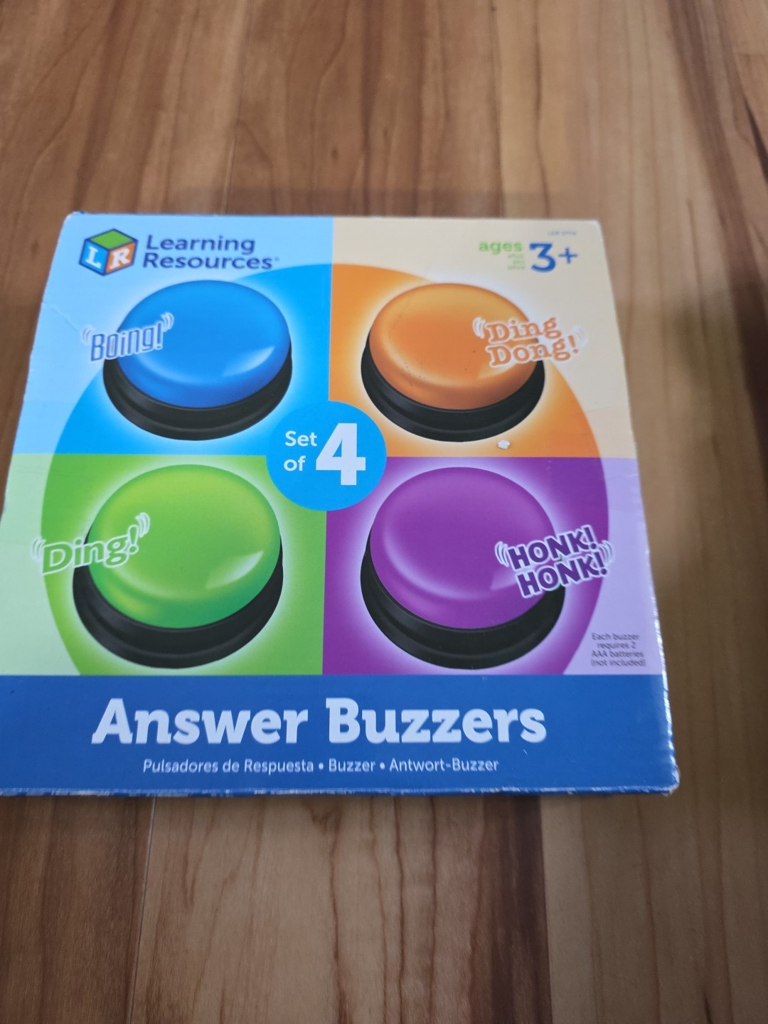 Learning Resources Answer Buzzers Set Ages3+ Works Complete Excellent Shape