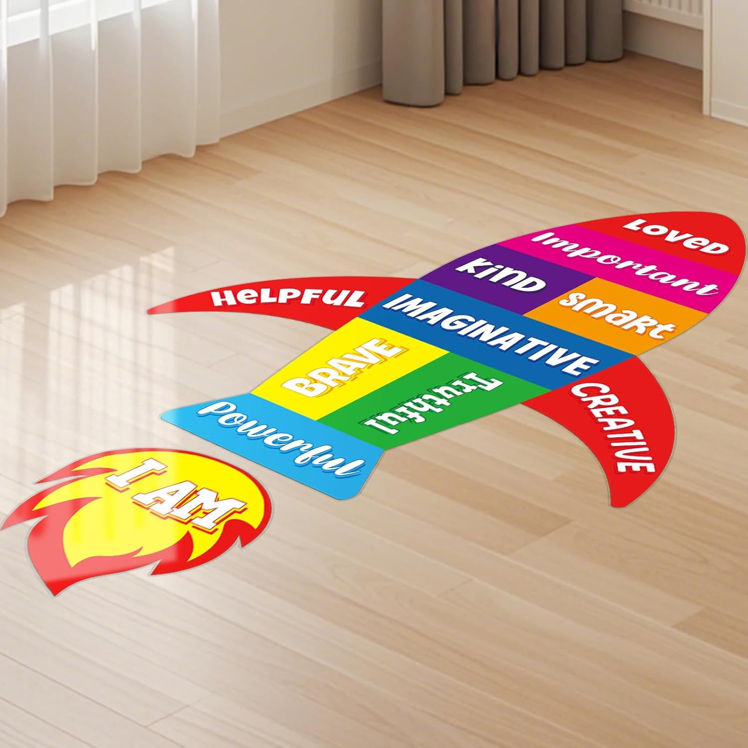Inspirational Classrooms Floor Decals Back to School Supplies Motivational Hopsc
