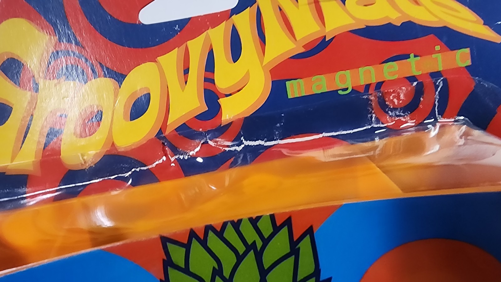 VTG 2002 Locker Mate Organizer Magnetic GROOVYMATE Orange PSYCHEDELIC Locker Box