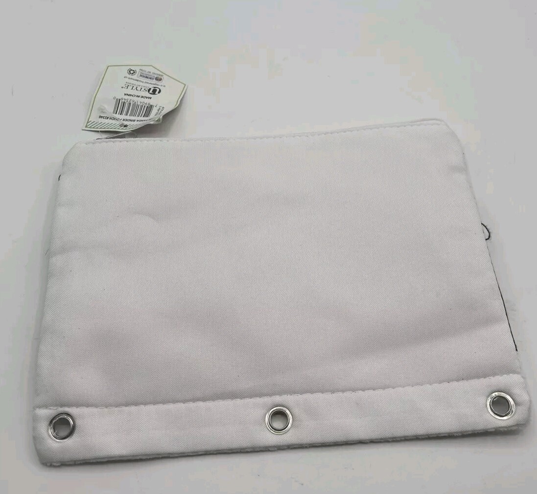 U Style Collections Fuzzy Panda Binder Pencil Pouch 9.5×7 Inches Zippered