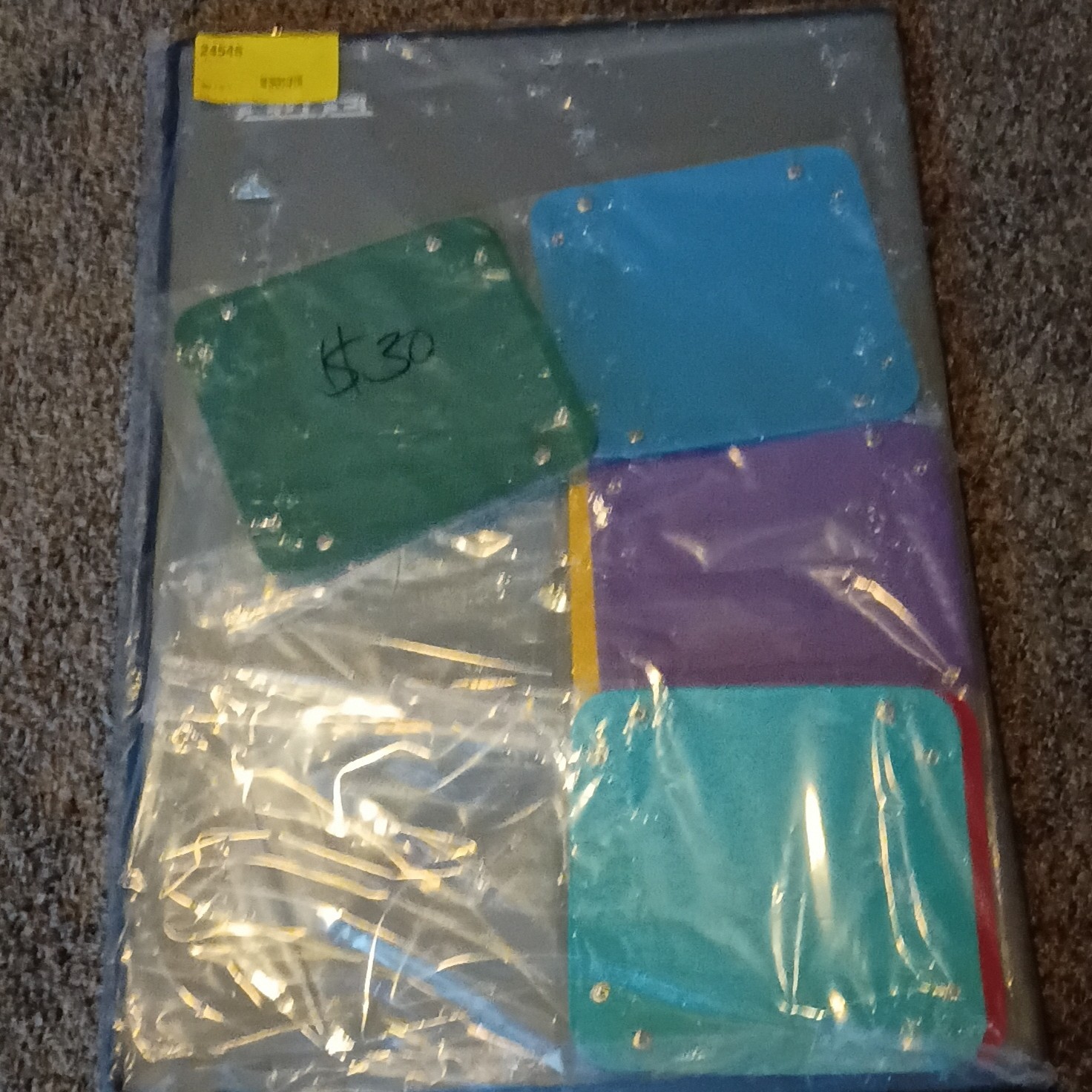 Multicolor Pocket Chart Teaching Aid Set for Classroom Organization and Learning