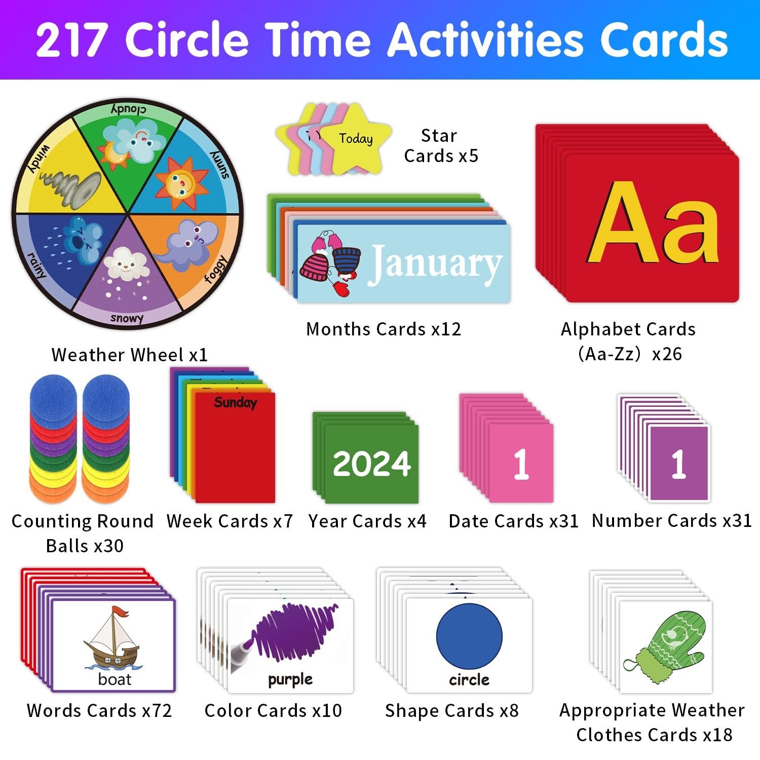 Circle Time Learning Center Classroom Pocket Chart Preschool, Educational Poc…