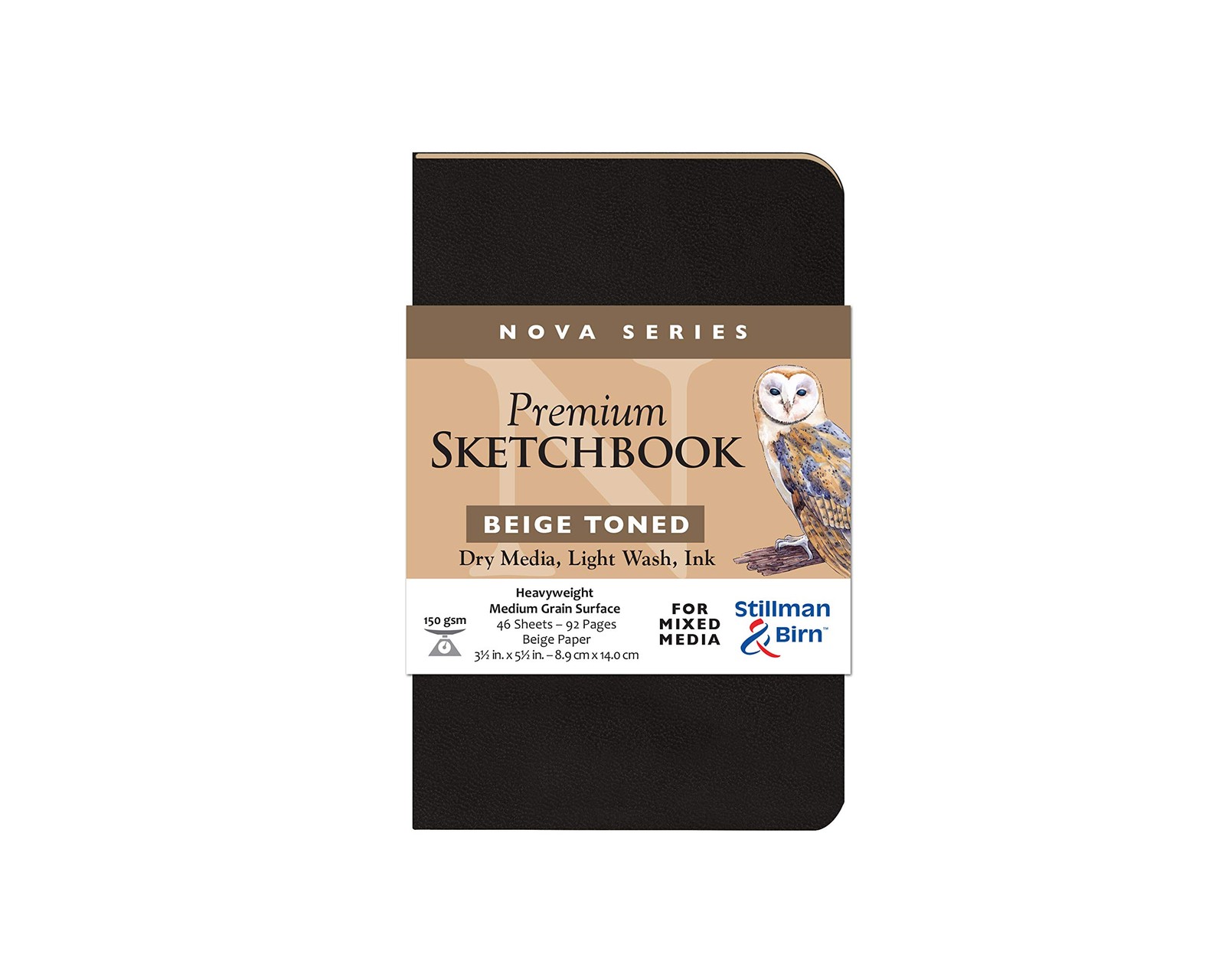 Stillman & Birn Nova Series – Softcover Sketchbook – Portrait 3 x 5 – 150gsm