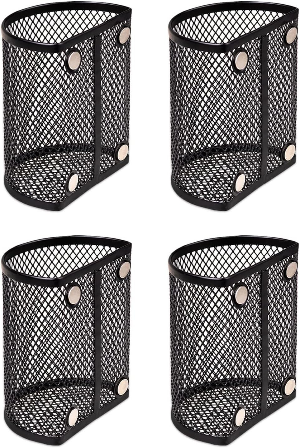 Magnetic Pen Holder 4 Pack Pencil Locker Organizer Accessories for School and Of