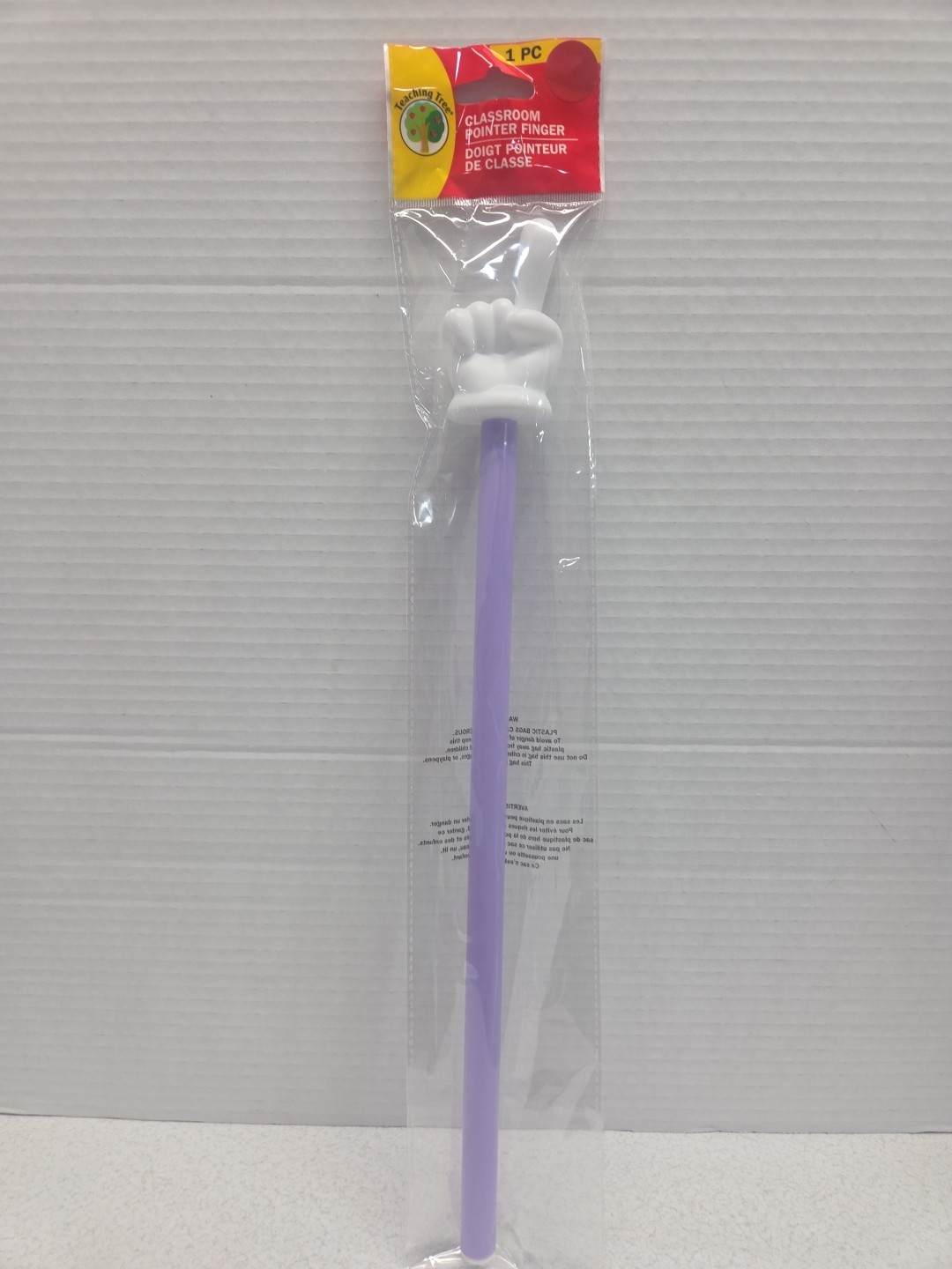 Teaching Tree Classroom Pointer Finger Purple 14” Plastic School Class Teacher