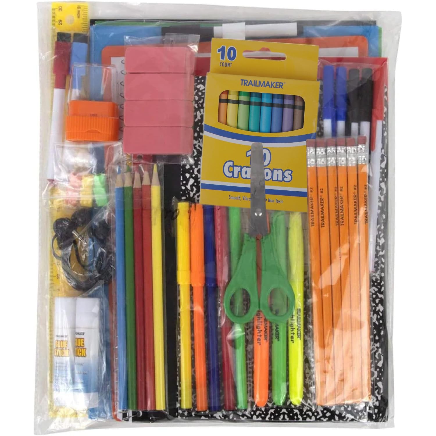 Back to School Supplies 60 Piece Set For Teachers High Middle Boys Girls Kids US