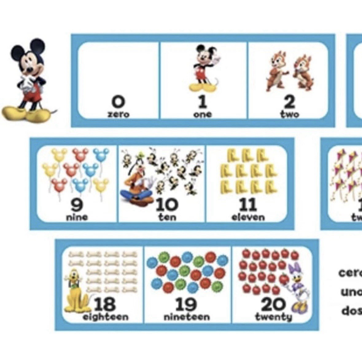 Eureka Combo Blue Mickey Mouse Teacher Bulletin Board Classroom Decor & Trim