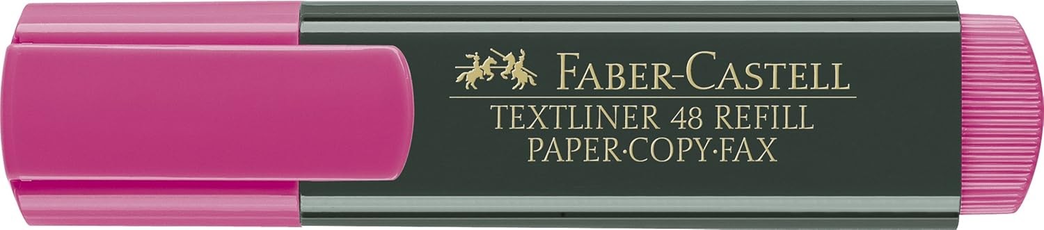Faber-Castell 48-28 Text Liner – Pink (Pack of 10) 1 count (Pack of 10) Pink