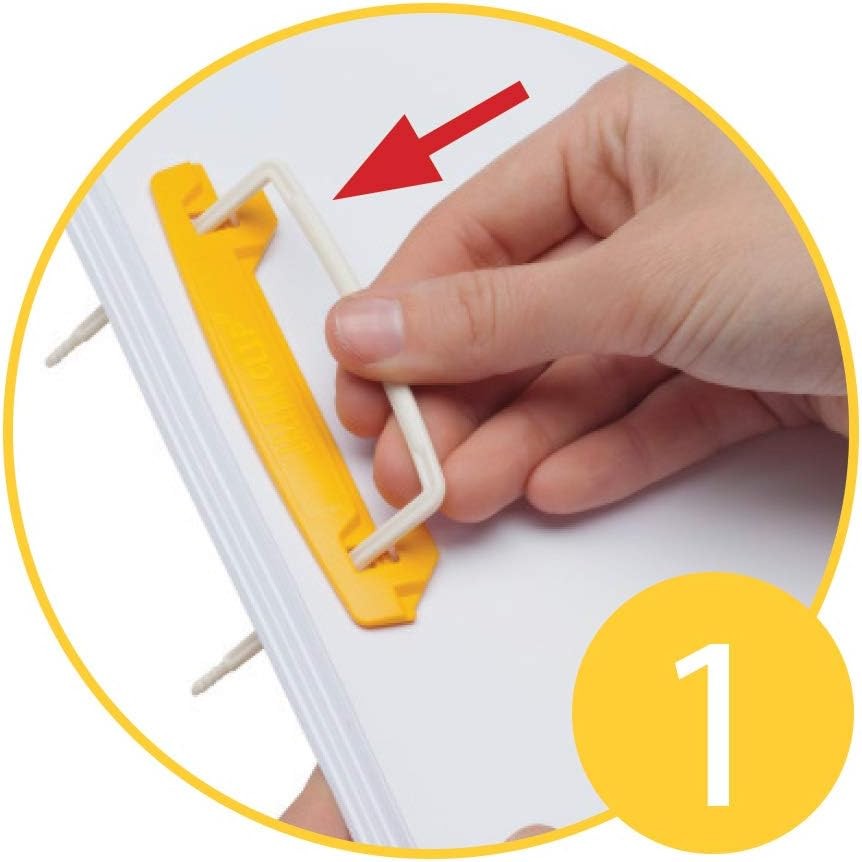Jalema Clip Plus 5712525 Filing Clips Assorted Colours Pack of 100 Yellow/White