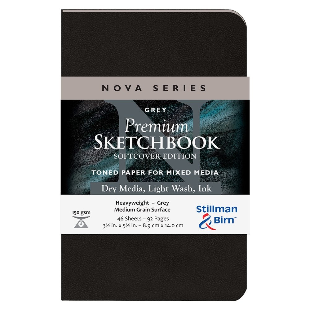 Stillman & Birn Nova Series – Softcover Sketchbook – Portrait 3 x 5 – 150gsm