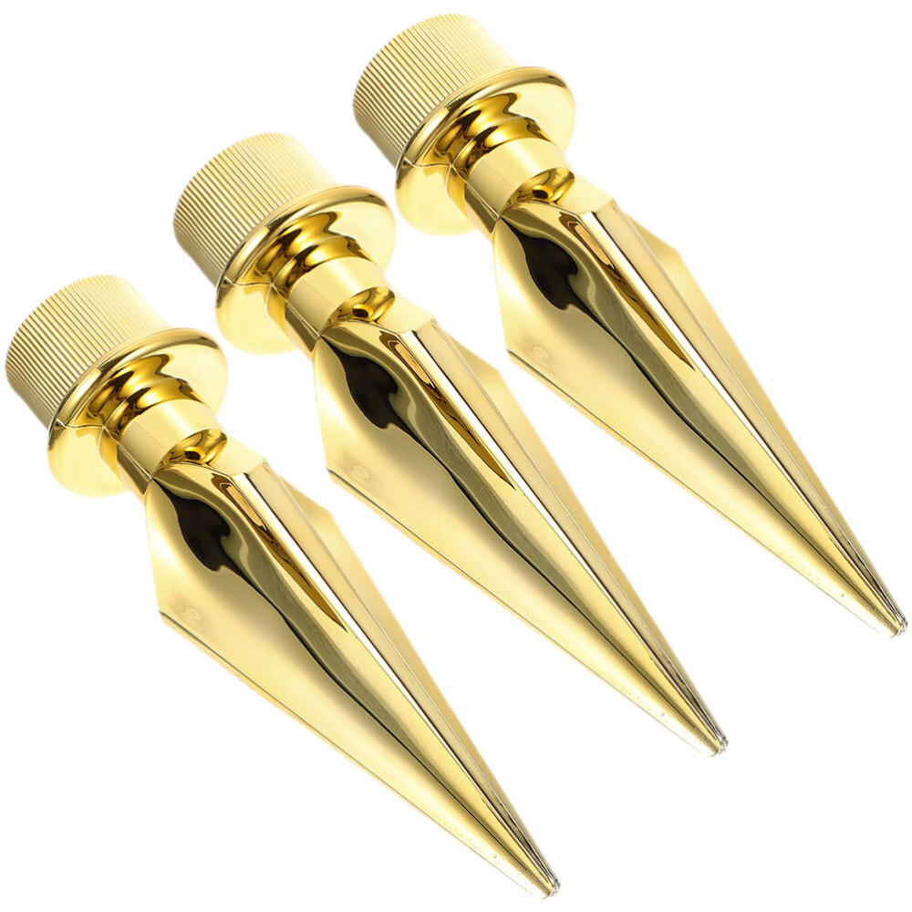 3pcs Flag Heads Flag Topper Flag Pole Heads Flag Pole Toppers for Outdoor Indoor