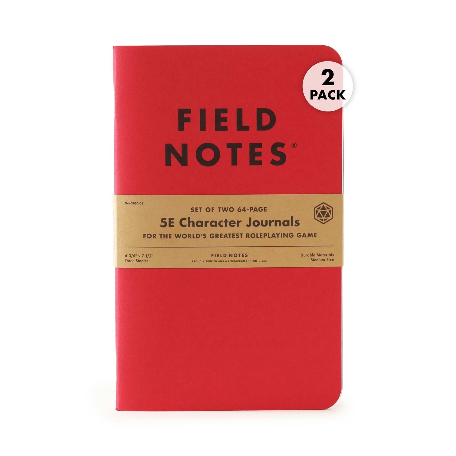 Field Notes: 5E Character Journal – 2 Pack – Character Notebook for Dungeons …