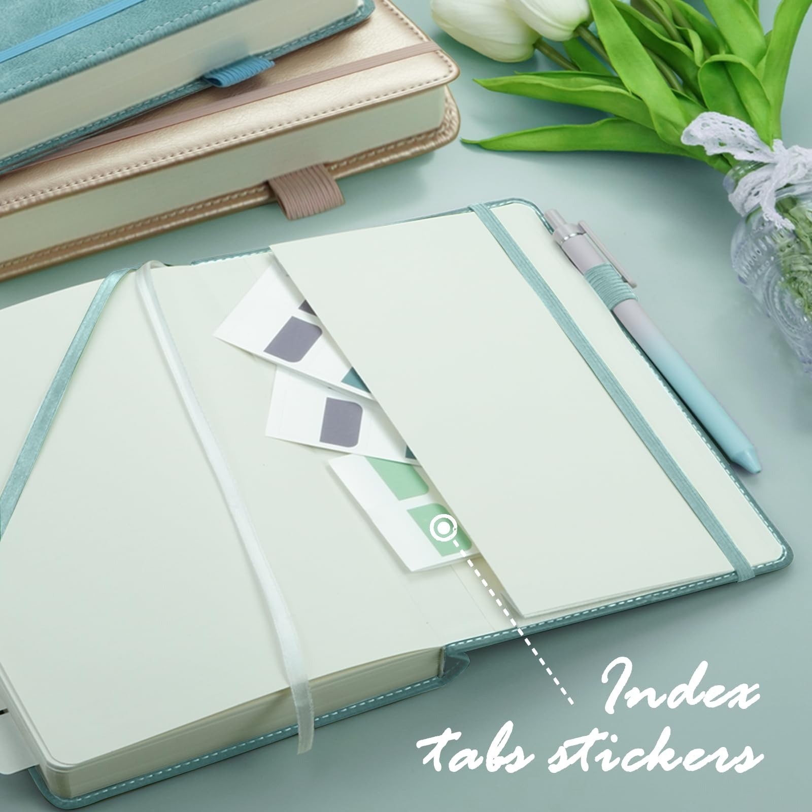 Hoci Poci Lined Journal Notebook, 400 Pages Thick Journal for Writing, A5 Har…