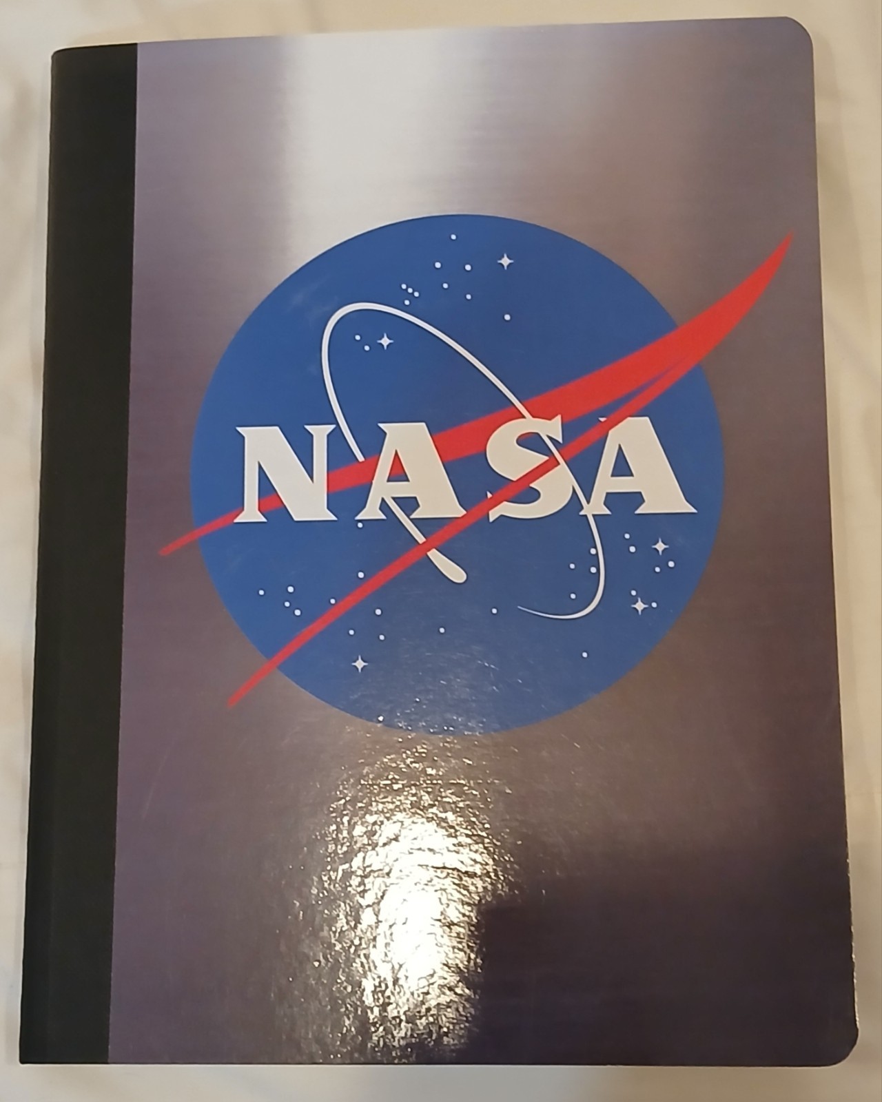 NASA Composition Notebook 9.75″x7.5″, 100 Sheets, Graphic Print, Apollo Missions