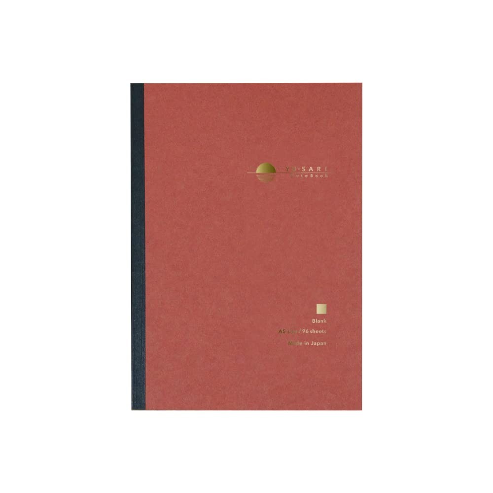 YU-SARI NYN-A501-W Fountain Pen Notebook, A5/Plain