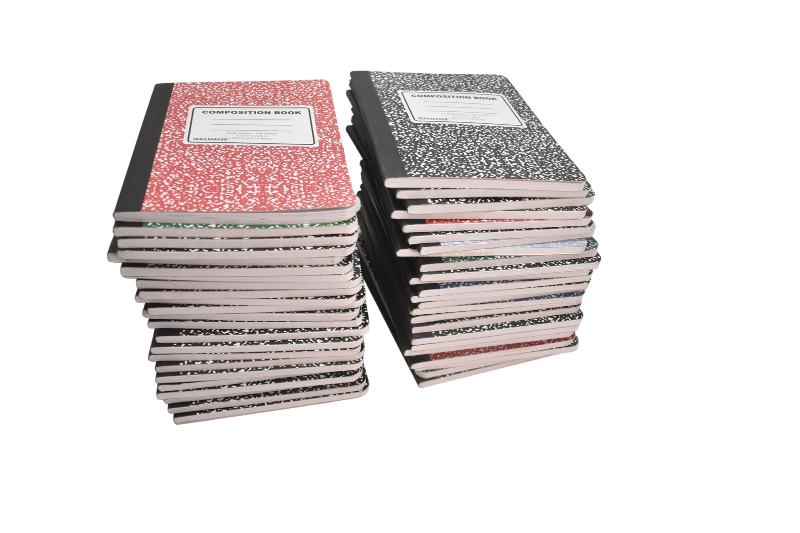 49 Trailmaker Composition Notebooks College Ruled 100 Sheets A5 Multi-Color