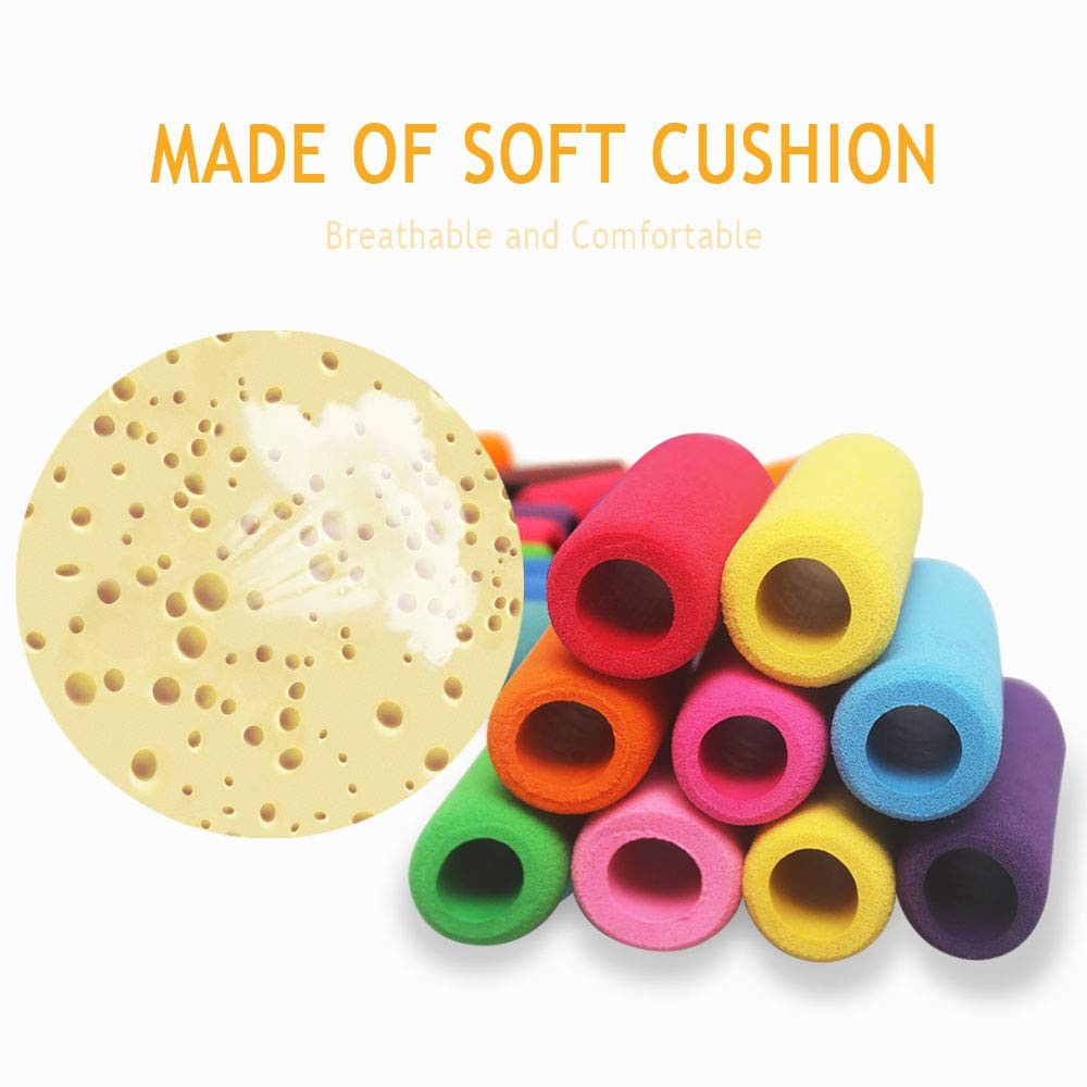 Heqishun Soft Cushion Pencil Grips 40 Pcs 40 Count (Pack of 1), Assorted