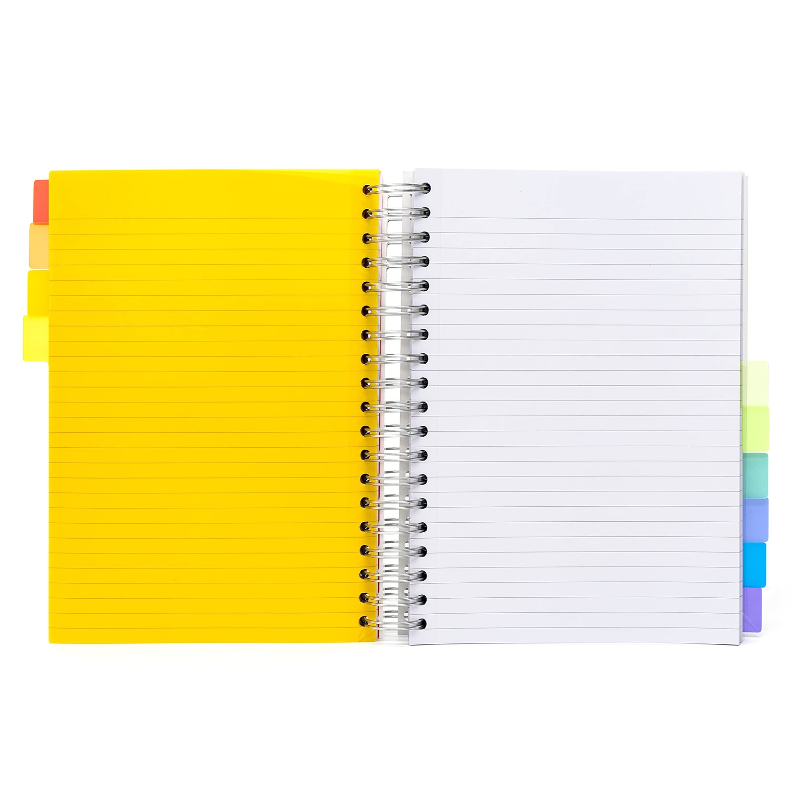 B5 Subject Notebook with 10 Repositionable Dividers for Organization – 400 Pe…