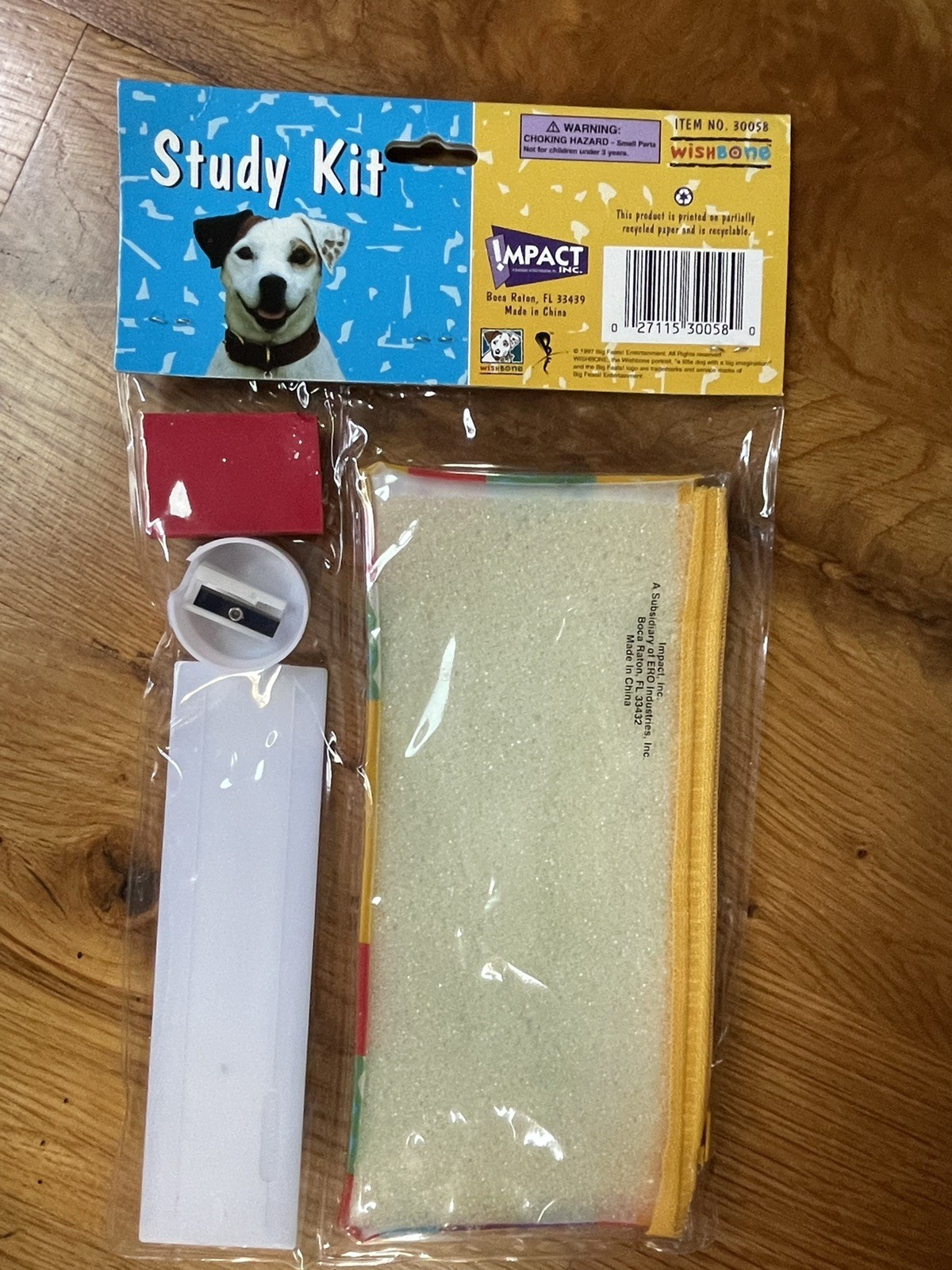 Rare Impact Inc. 1997 PBS TV WISHBONE Dog Study Kit School Accessories