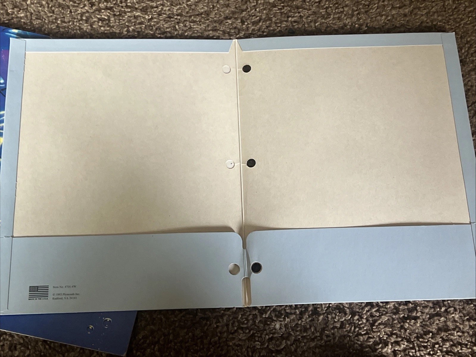 Vtg. Plymouth, Inc. Pocket School Folders- PROTOTYPES- Caboodles Lassen Dolphins
