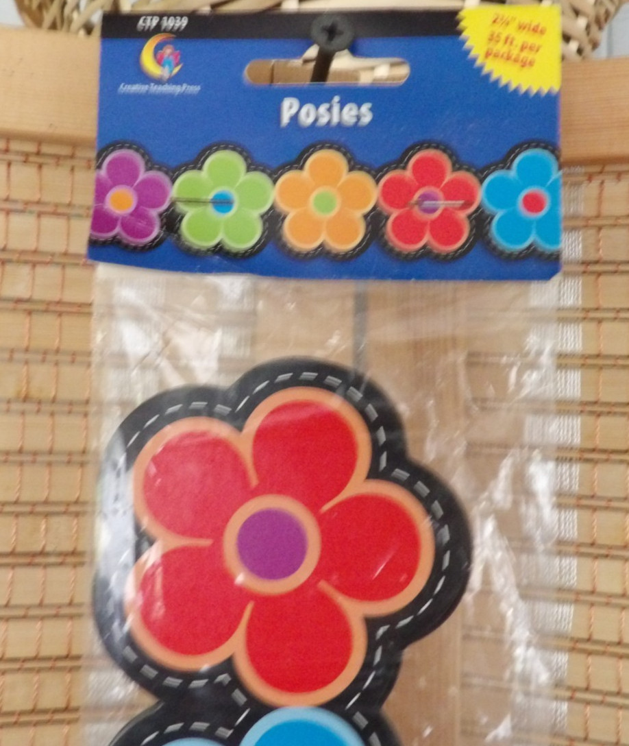 CTP – 2 3/4″ Wide Posies Classroom Bulletin Board 35′ Border Trim