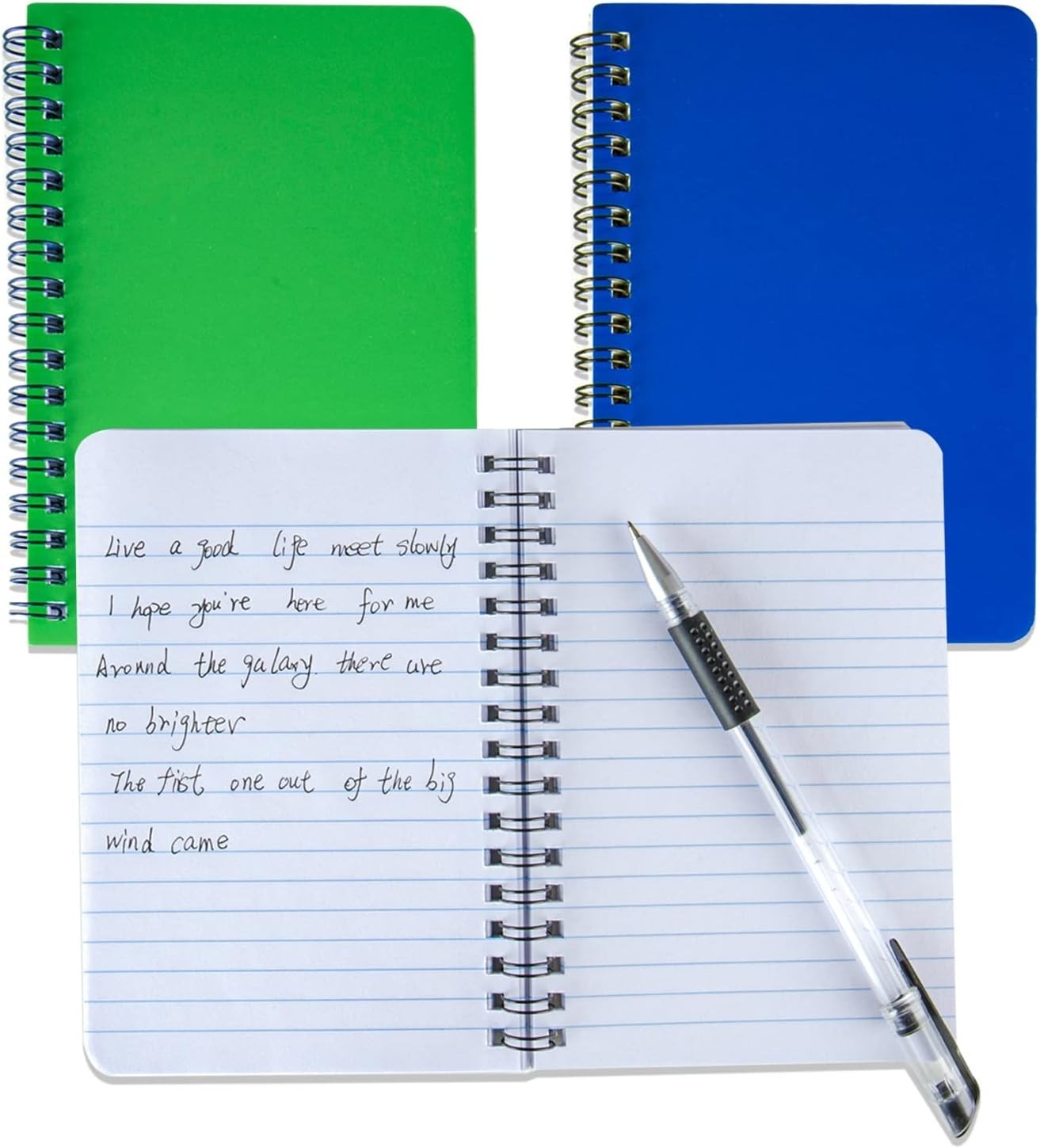 Spiral Notebook 4Pack Pocket Notebook 4.2″x 6.1″ Pocket Notepad Small Notebook (