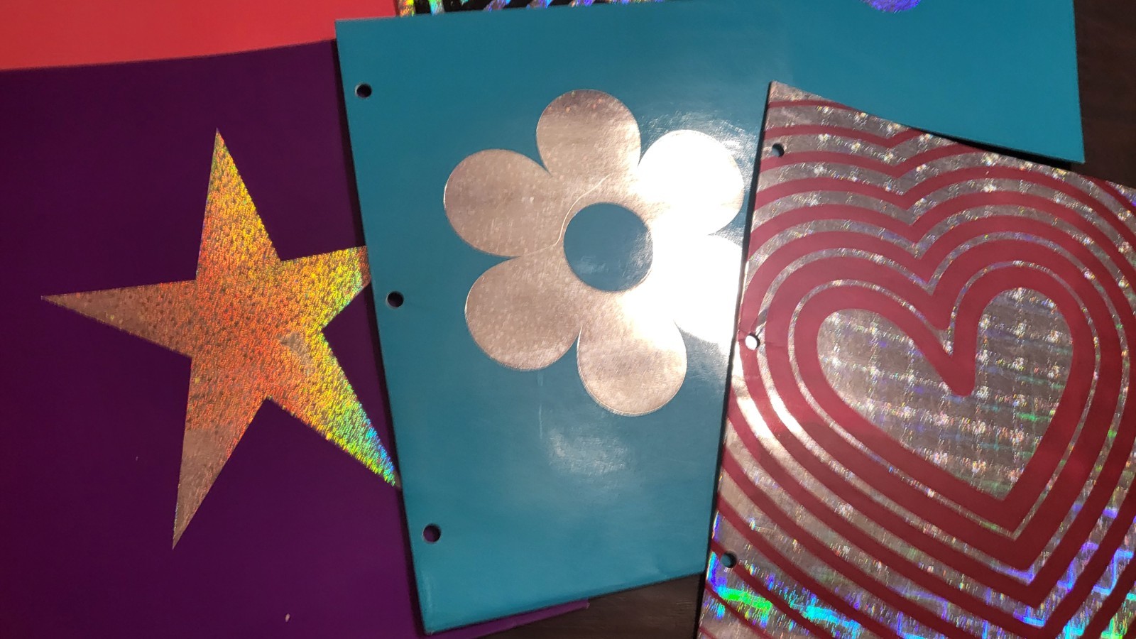 vintage portfolio folders bundle Colorful