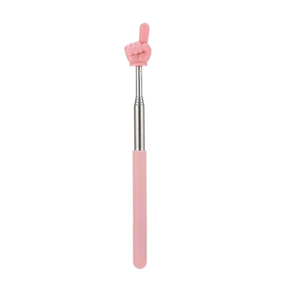 Steel Telescopic Teaching Pointer Finger Hand Stick Extendable Rod for Teacher