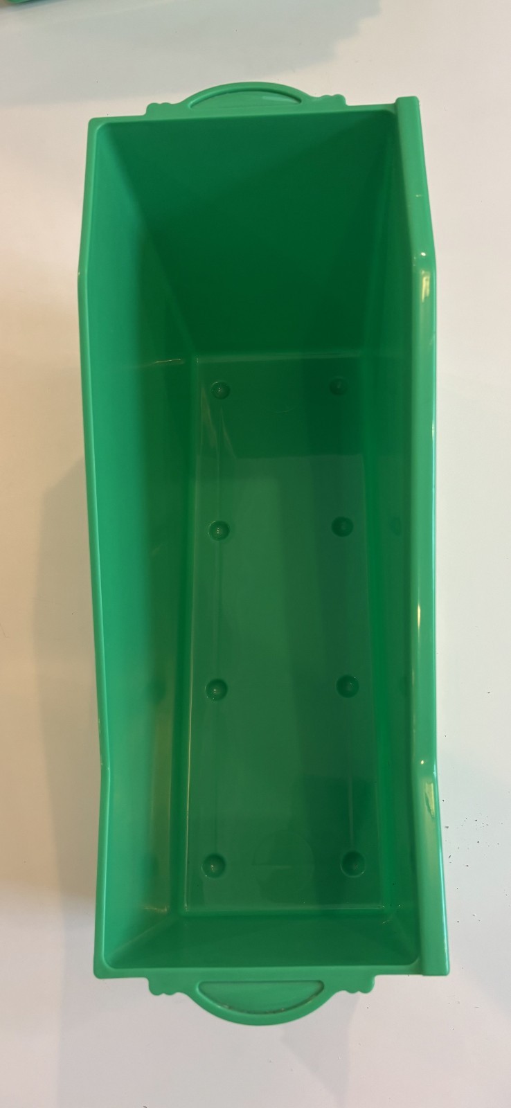 Interlocking Plastic Book Bins – red, orange, yellow, green, blue, purple