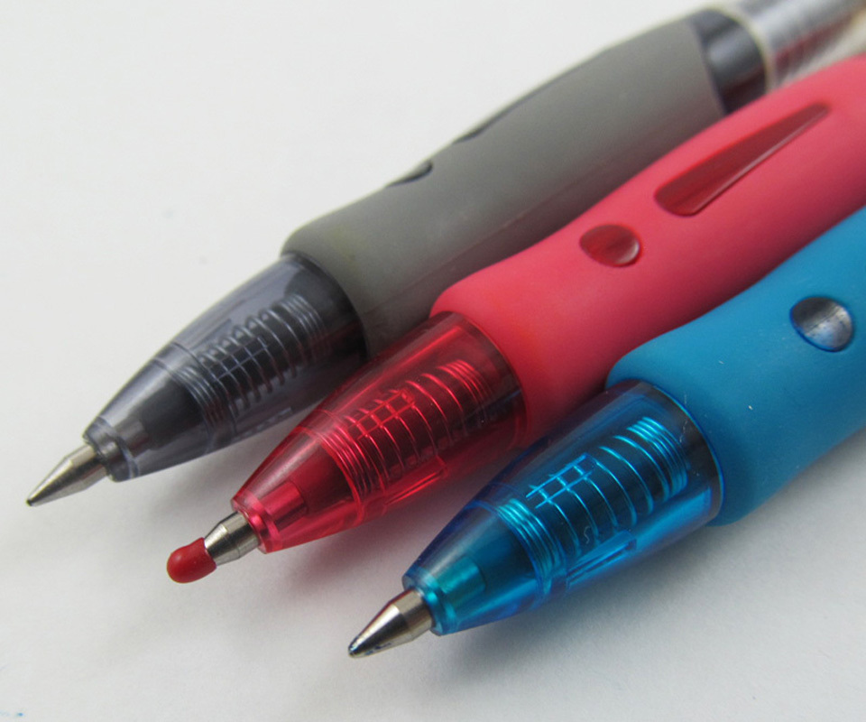 1pc M&G GP-1008 Z1 Retractable Pen 0.5mm Pipe Blue Black Red Gel Ink Pens