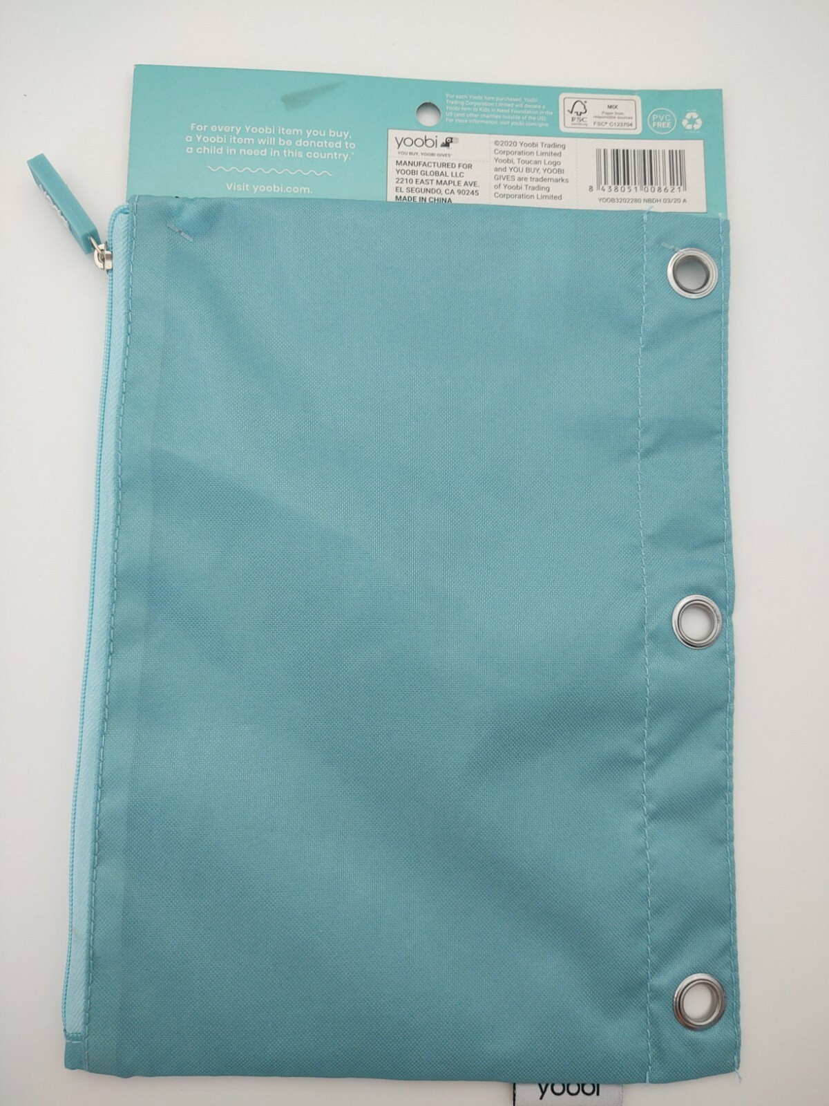 Yoobi Binder zip Pencil case Panda
