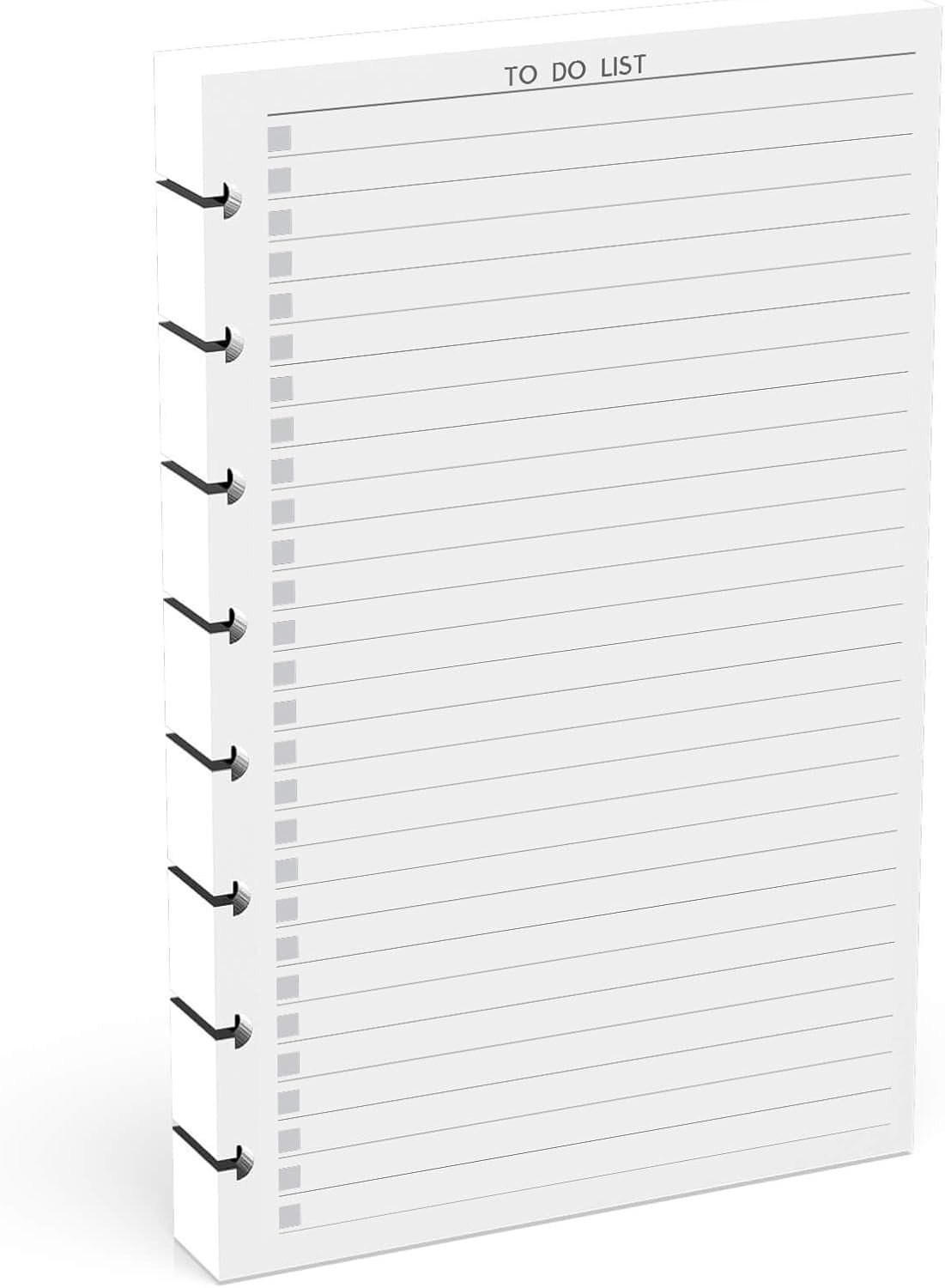 Discbound Half-Letter Size Extra Thick To-Do List, 120 Sheets (240 Pages), 5….