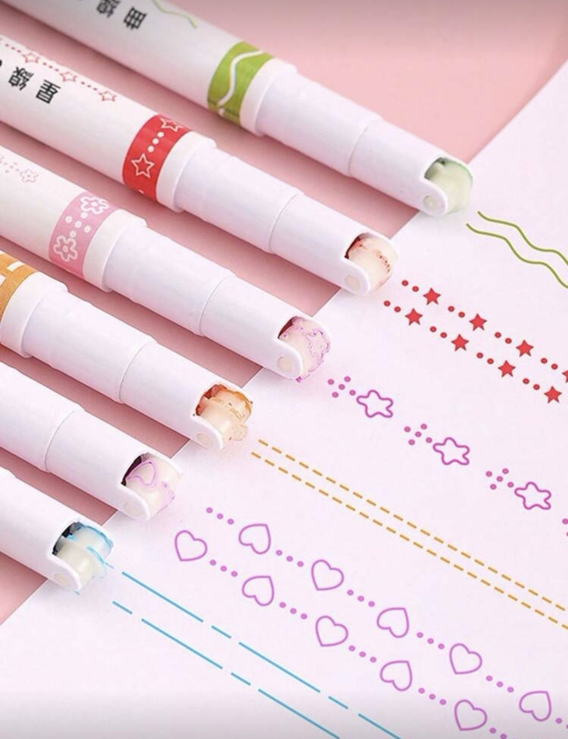 Kuromi Pen & 5PC Stamper pen set