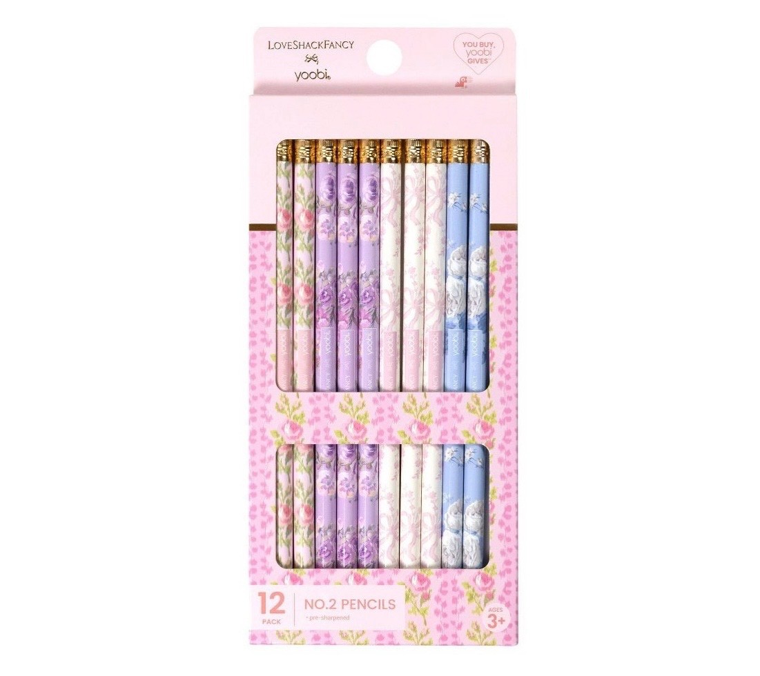 LoveShackFancy x Target School Supply Bundle Lot-notebooks, mirror, pencil case