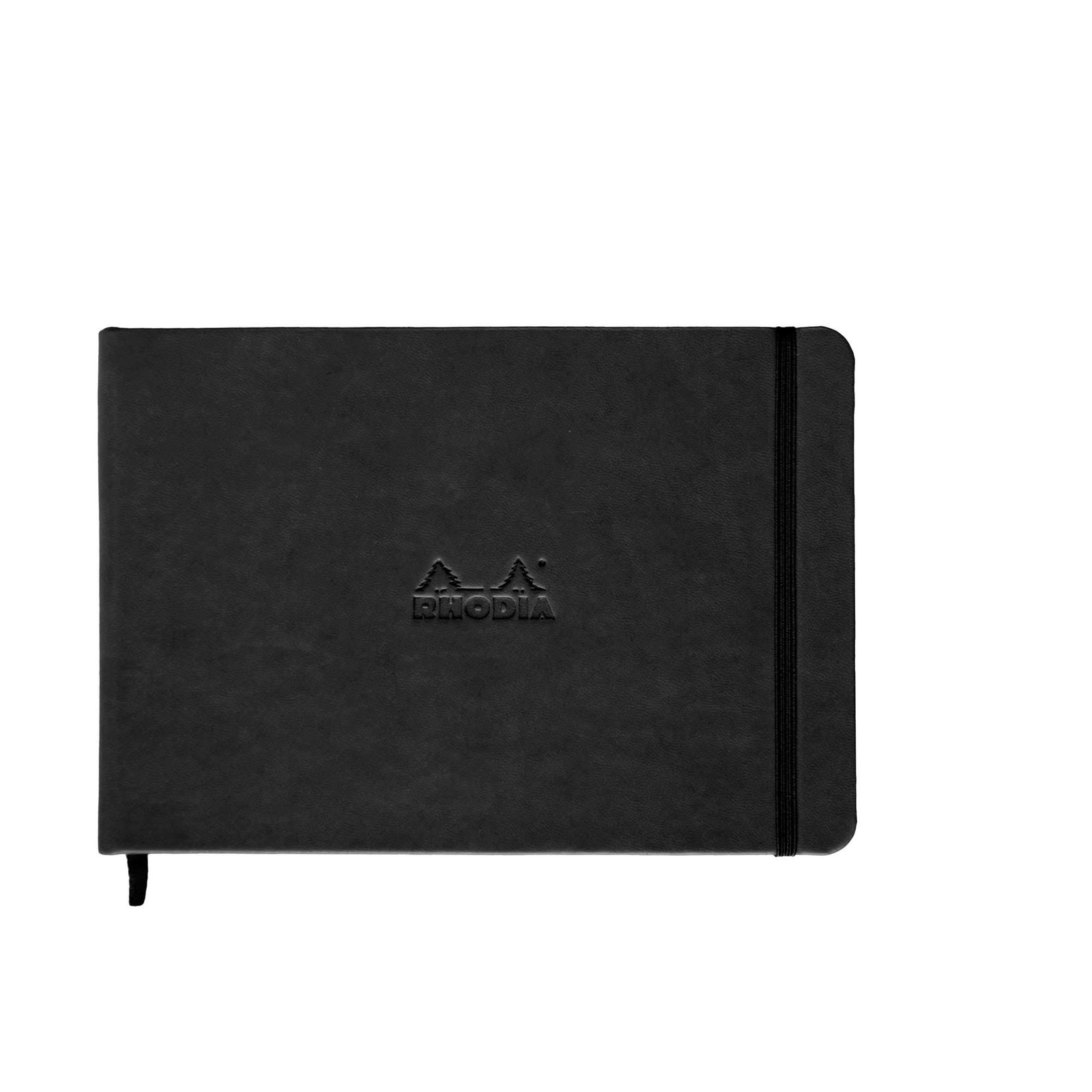 Webnotebook, Landscape, A5, Plain – Black