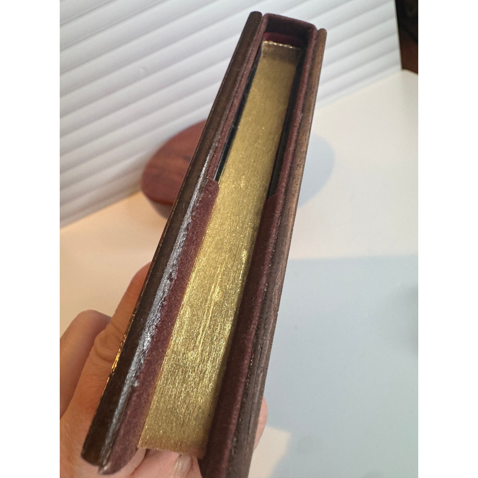 Vintage Syrian Marquetry Wood Inlaid Address Book Mosaic Handmade Wood Book