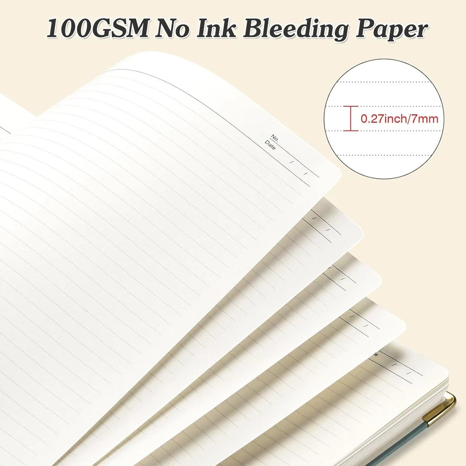 Spiral Notebook 8.5″ X 11″, 300 Numbered Pages Notebooks College Ruled with Tabs