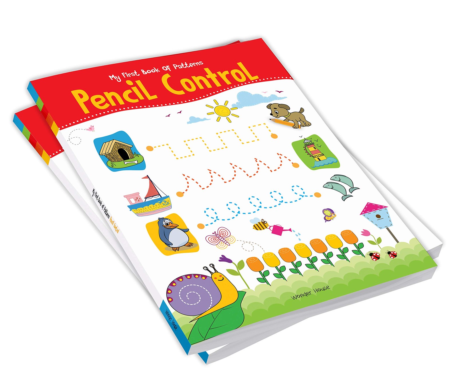 My First Book of Patterns Pencil Control: Practice book for White