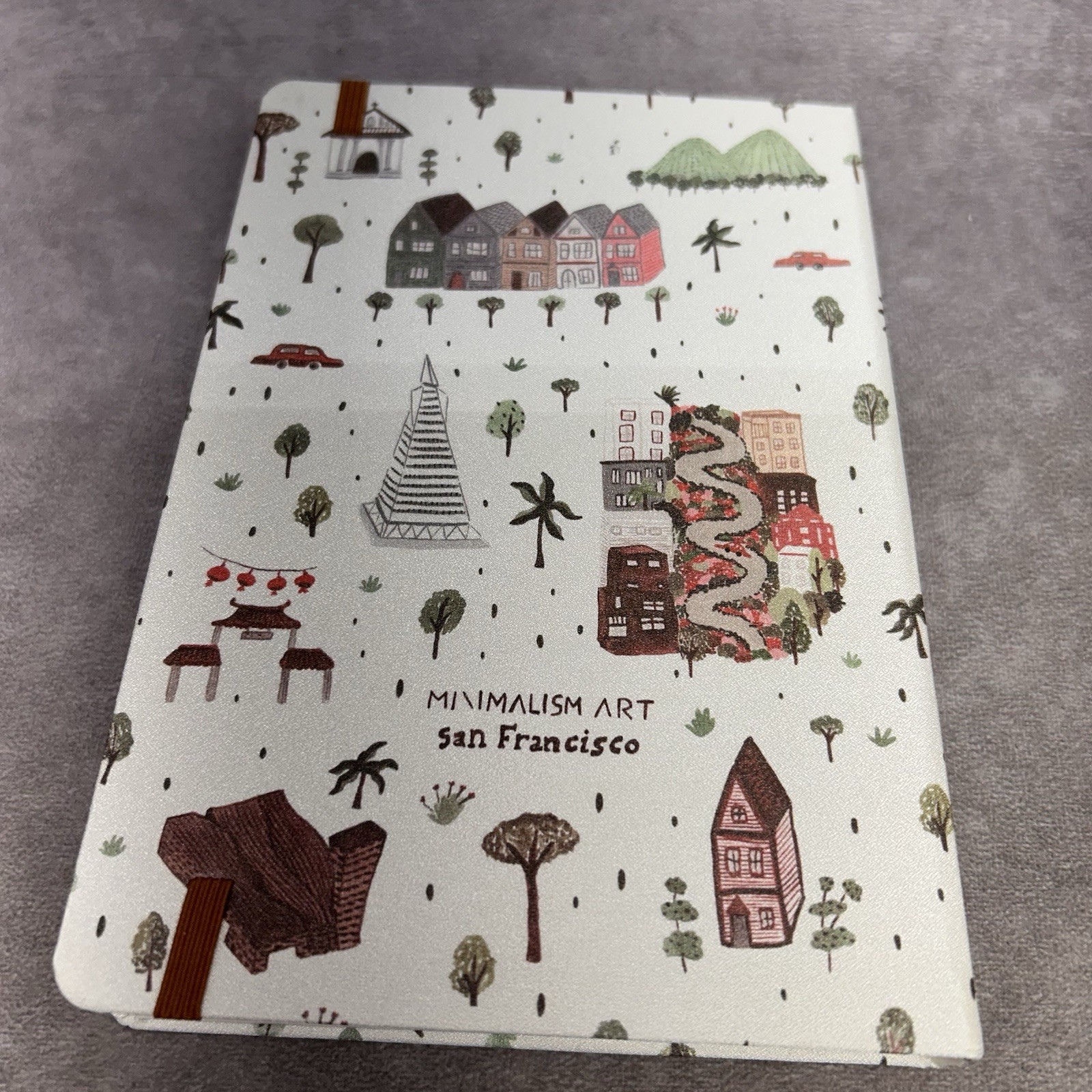 1 Minimalism Art San Francisco City Notebook Squared Paper A5 5.8″x8.3″- Unused