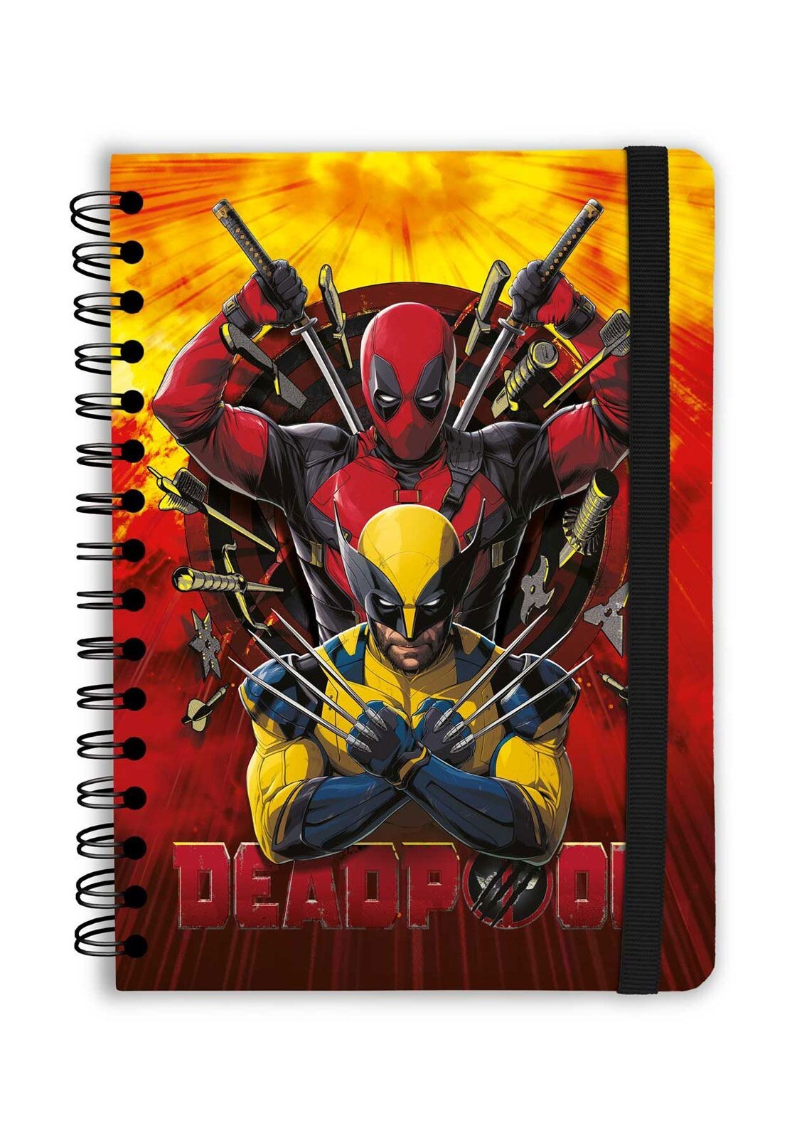Marvel Deadpool A5 Notebook Valentine’s Day Gift Hardcover Eco Friendly journal